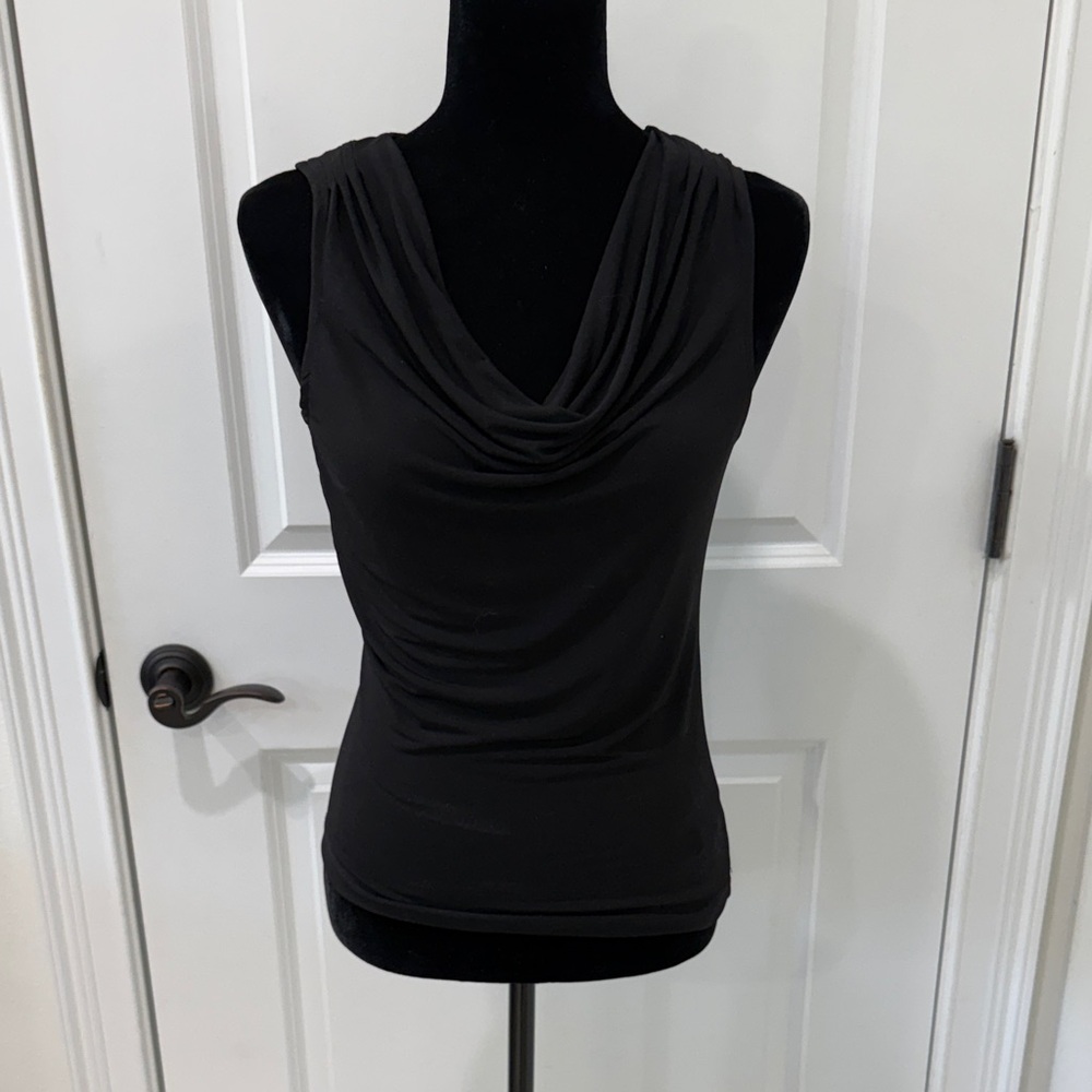 Elegant Black Sleeveless Top